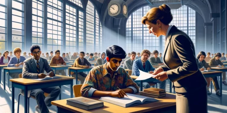 time zone cheating IB exams