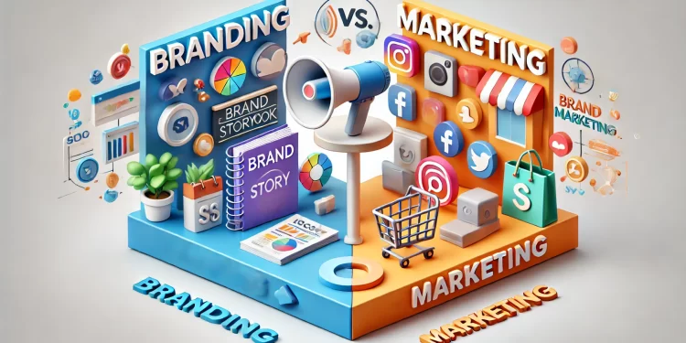 Branding vs. Marketing: Distinct Roles in Business Success