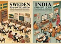 Sweden’s Analog Revival vs. India’s Digital Push