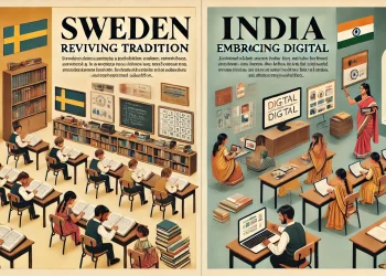 Sweden’s Analog Revival vs. India’s Digital Push