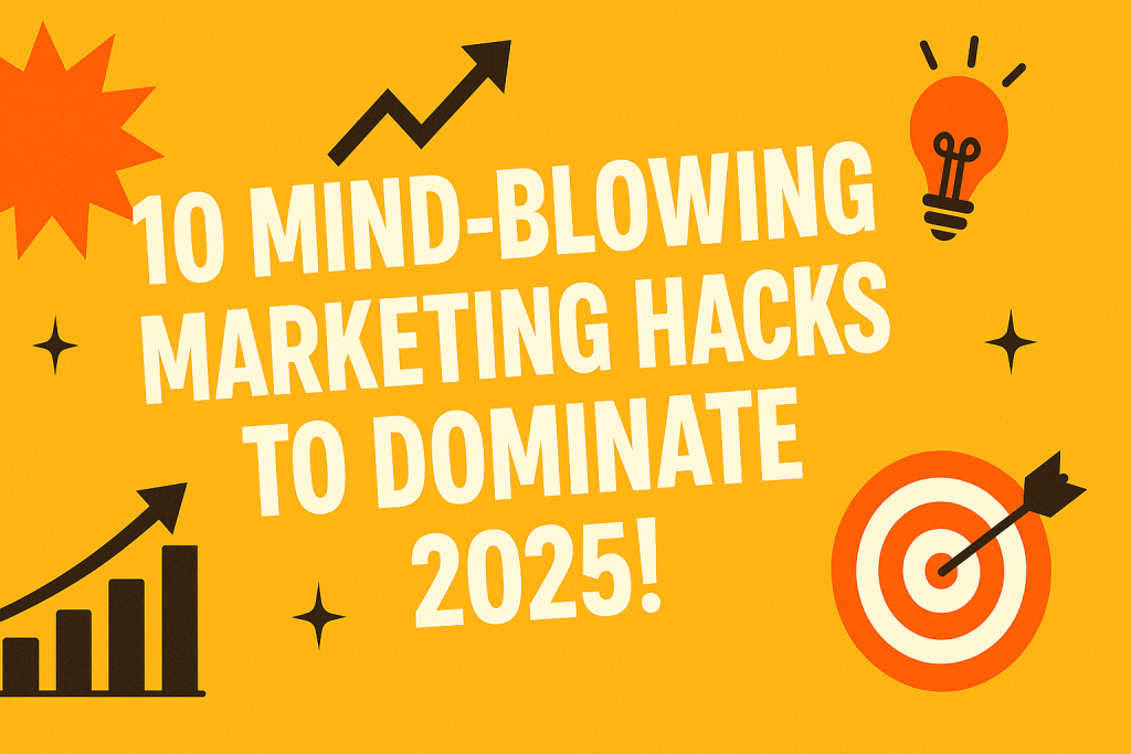 10 Mind-Blowing Marketing Hacks to Dominate 2025!