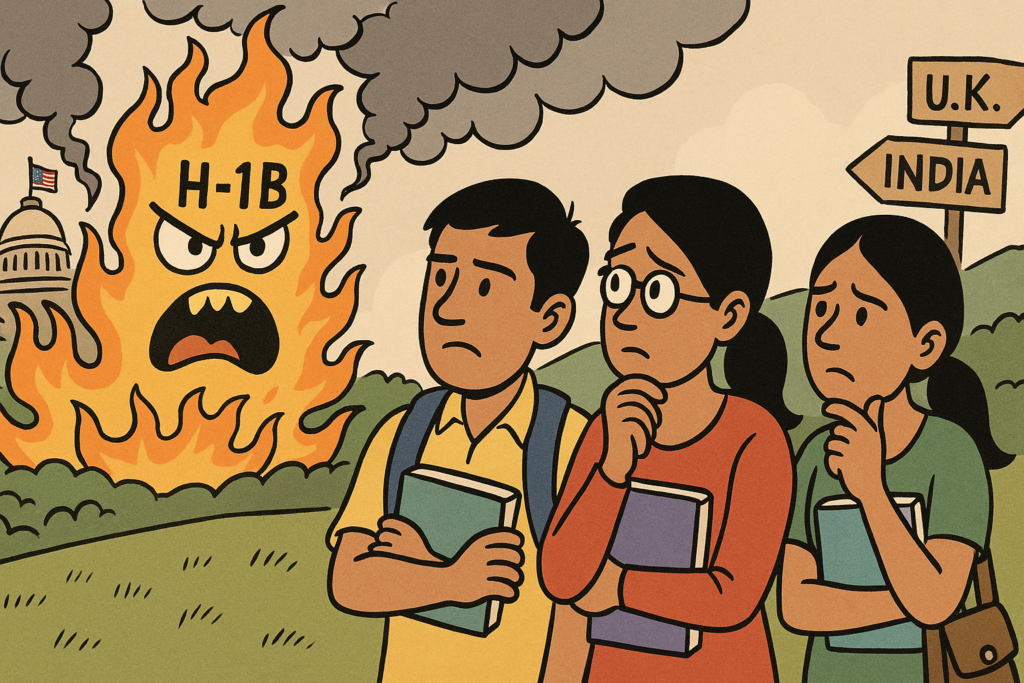 The H‑1B Firestorm: How Rising U.S. Visa Tensions Could Redraw Indian Career Maps