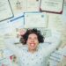 A happy man lies among certificates and diplomas, illustrating the eMudhra certificate authority security incident.
