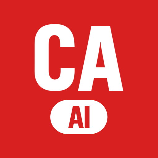 Career Ahead AI logo: white CA monogram with an AI label on Career Ahead red